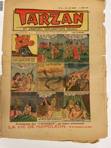 Tarzan Et Grandes Explorations Réunis N° 19. - 11 Juin 1941