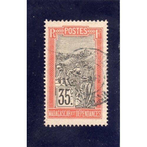 Timbre-Poste De Madagascar (Transport En Filanzane)
