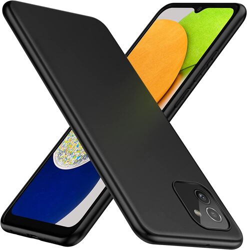 Coque Samsung Galaxy A03 4g Souple Noire Flexible En Gel Tpu Silicone Antichoc Samsung Galaxy A03 4g - Accessoires Pochette Case Noir