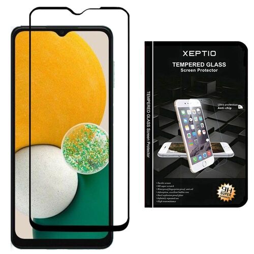 Protection D'écran En Verre Trempé Full Cover Noir Samsung Galaxy A03 4g - Tempered Glass Screen Protector/Films Vitre Protecteur Smartphone 2022 - Accessoires
