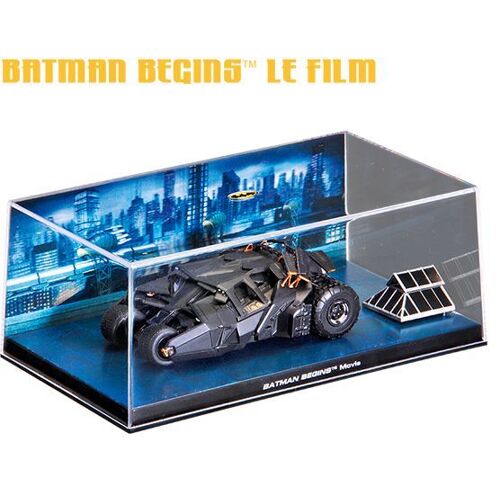 BATMOBILE n.3 'Batman Begins movie 2005'. Collection OFFICIELLE Les Véhicules de Batman eaglemoss 2018