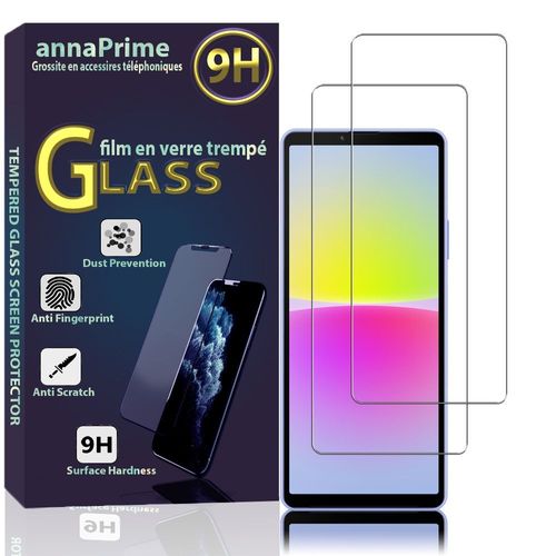 Lot / Pack De 2 Films Verre Trempé Pour Sony Xperia 10 Iv 6.0" Protection D'écran
