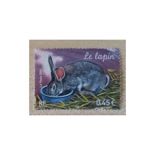 Timbre Neuf De 2004, Animaux De La Ferme, Le Lapin, 0,45e.