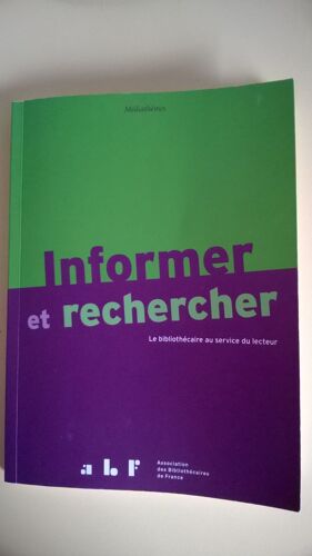 Informer Et Rechercher Le Bibliothecaire Au Service Du Lecteur