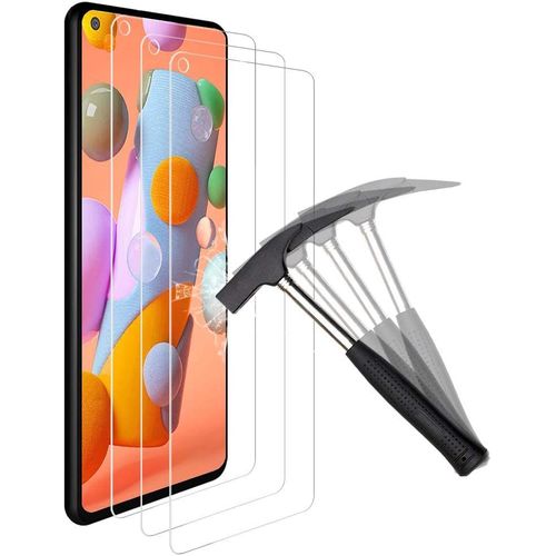 Verre Trempé Pour Samsung Galaxy A11 M11, Lot De 3 Protecteur D'écran, Protecteur D'écran En Verre Trempé Premium Pour Samsung Galaxy A11 M11