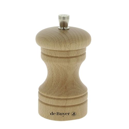 Moulin À Sel Paso 10 Cm Naturel En Bois