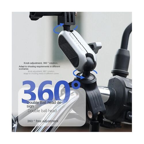 Pour 11 10 9 8 Accessoires de moto Support de caméra Support de guidon Support de vélo pour caméra d'action