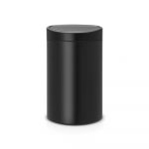 Brabantia Touch Bin New, 40 litres, seau intérieur plastique, Matt Black - 114946