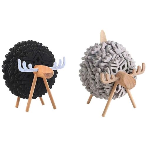 Mouton Forme Sous-Verres Anti Glissement Tasse Coussinets Sous-Verres Isolé Rond Feutre Tasse Tapis Décor De Bureau À Domicile