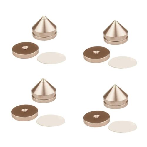 4Set Hifi Audio Pied Pointes Cône Plancher Pied Clou Alliage D'aluminium Haut-Parleur DAC CD Cabinet Amplif De Puissance