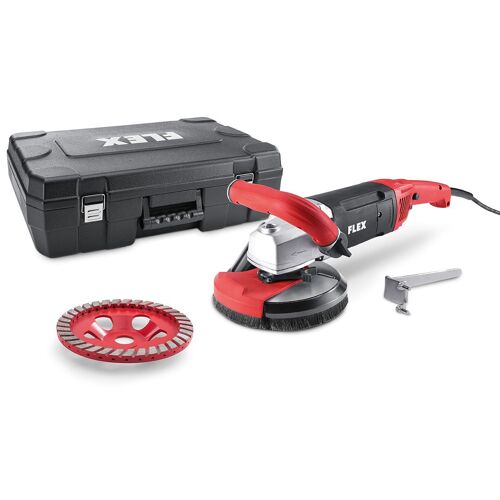 Flex Meuleuse béton puissante 1800 W pour poncer près du mur, 150 mm LD 18-7 R Kit Turbo-Jet - 418.765