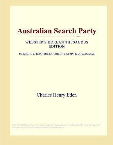 Australian Search Party (Webster's Korean Thesaurus Edition)