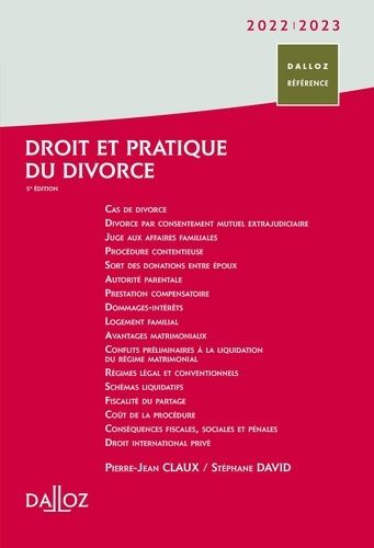 Droit Et Pratique Du Divorce