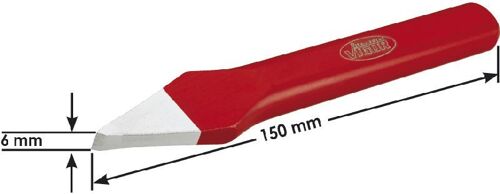 Vigor Bédane - Longueur totale: 150 mm - V1222