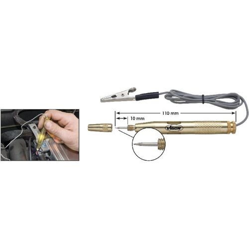 Vigor Testeur lumineux - Longueur totale: 110 mm - V1722