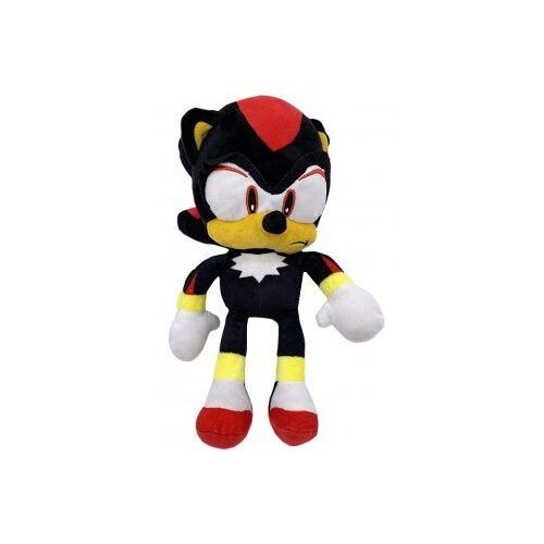 Peluche Sonic Shadow The Hedgehog Hérisson Noir 30 Cm - Set Doudou Enfant Dessin Anime + 1 Carte Tigre - Garcon - Fille
