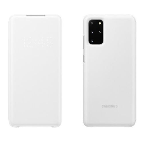 Coque Pour Samsung Galaxy S20+,Smart Led View Cover,Protection À Rabat Pour Téléphone Portable,Blanc