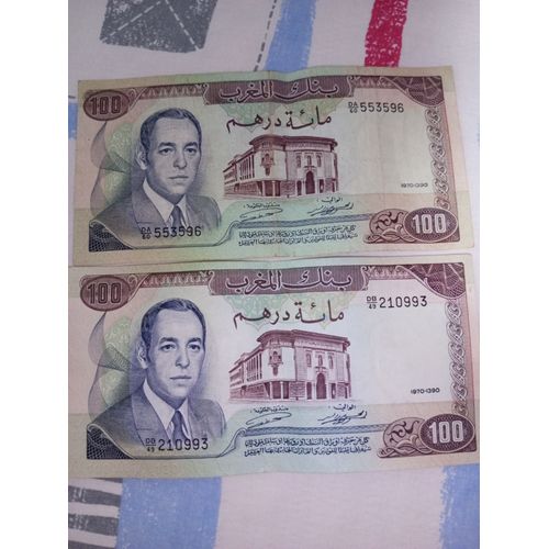 2 Billet 100 Dh