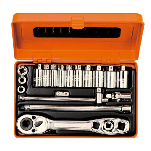 Bahco JEU D'OUTILS POUR TECHNIQUE DU FROID 1/4, MÉTRIQUE, 19 PCS - R6725MK""