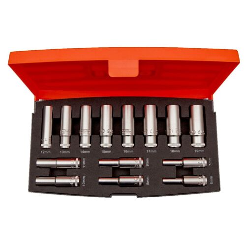 Bahco JEU DE DOUILLES SG50 3/8 PROF - S1214L