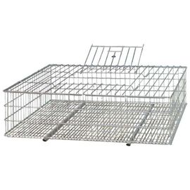 Cage Métallique Pour Le Transport Des Lapins, Cage De Transport D'animaux En Métal 73x52x20 Cm