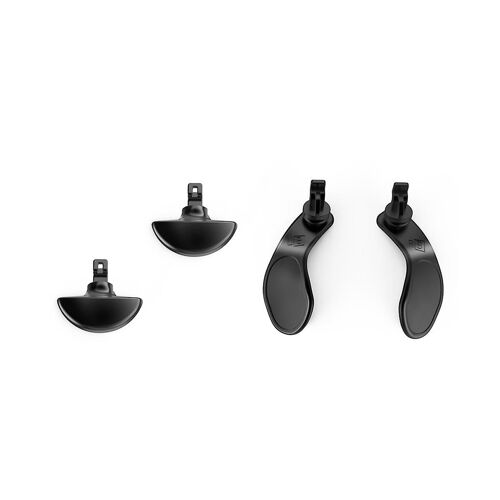 Pour Edge Elite Grip Metal Back Keys Set De 4 Pièces Elite Grip Tirettes D'accessoires Portables, Noir