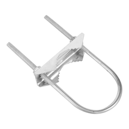Double Antenne Mât Pince V-Jaw Bracket U Pipe Montage Matériel 2 Ensembles pour Antenne WiFi, TV Antenn