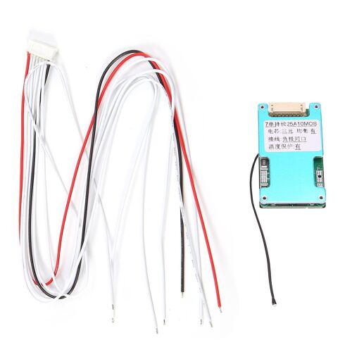 BMS 7S 24V Lithium Batterie Protection Conseil 18650 Balancer BMS Power Bank Charge pour Moto S
