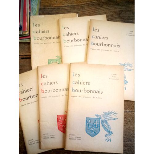Les Cahiers Du Bourbonnais Organe Des Province Du Centre N° 16,17,20,21,24,25 - Lot De 6 -