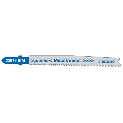 Metabo 5 lames de scies sauteuses, métal, pionier, 74 mm/progr.