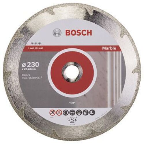 Bosch Disque à tronçonner diamanté Best for Marble 230 x 22,23 x 2,2 x 3 mm