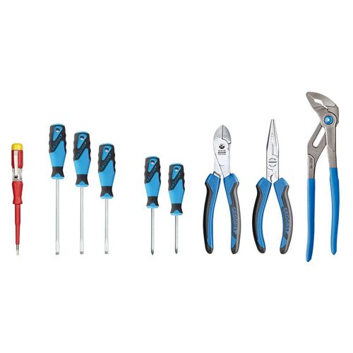 Gedore Assortiment de pinces/tournevis pour porte-outils ET-1100 W - S 1100 W-001