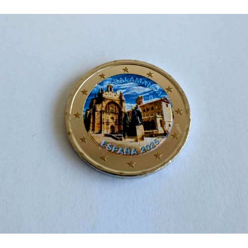 Espagne 2025 - Salamanca - 2 Euros Couleur - In Farbe- Colorisee - Coloriert - Colored - Color