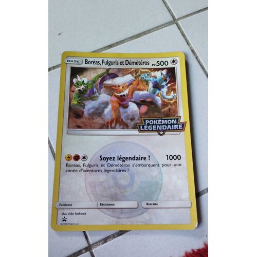 Carte Pokémon Boreas,Fulguris Et Demeteros Grande