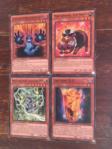 Performapal Flip Hippo + Les Chevaliers Fantômes Des Gants En Loques + Fantôme D/D + Multitraiteur Structure Psy (Yu Gi Oh)
