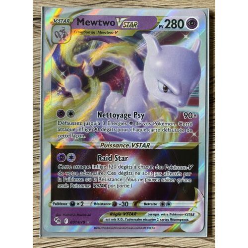 Mewtwo Vstar 031/078 Pokemon Go