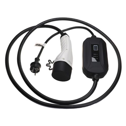 Vhbw Câble De Recharge Type 2 Vers Prise Euro F Compatible Avec Alfa Romeo Tonale Voiture Électrique - 1 Phase, 16 A, 3,5 Kw, 3 M
