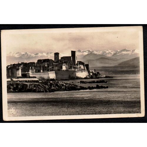 Carte Postale Ancienne, France, Alpes Maritimes ( 06 ), Antibes Et La Chaine Des Alpes