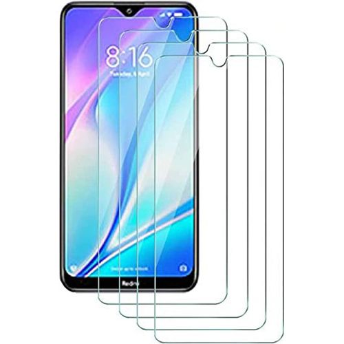 4 Pcs Protecteur D'écran Pour Xiaomi Redmi 9a 6.53 "", Film Trempé Anti Rayures Verre Trempé Verre Trempé Protecteur.