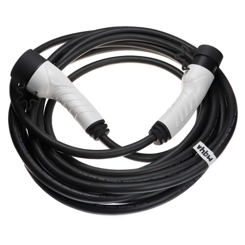Vhbw Câble De Recharge Type 2 Vers Type 2 Compatible Avec Ora Funky Cat Voiture Électrique - 1 Phase, 32 A, 7 Kw, 10 M