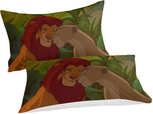 Housse De Couette X Adultes Ado D Roi Lion Imprim¿¿ Parure De Lit X Avec Taies D'oreiller Doux Microfibre Hypoallerg¿¿Nique Avec Fermeture ¿¿Clair