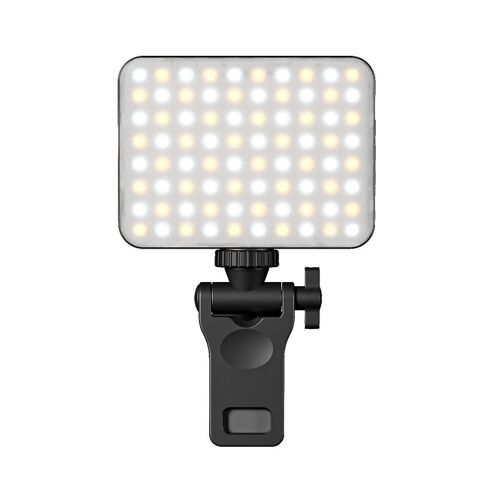 Lampe annulaire rechargeable pour selfie avec luminosité réglable, pour les selfies, la diffusion en direct et la vidéoconférence