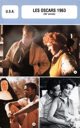Fiche Monsieur Cinema Les Oscars 1963