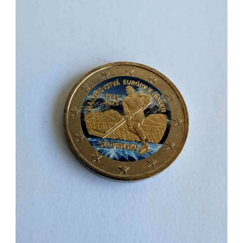 Slovaquie 2025 ¿ Hockey Sur Glace - 2 Euros Couleur Colored Color