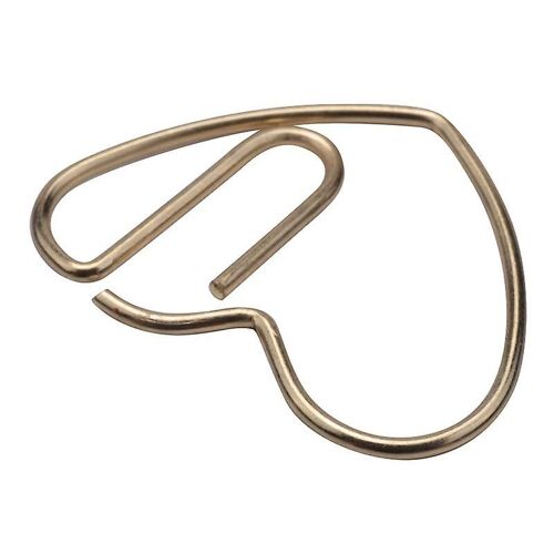100 Pièces Aiment Coeur En Forme De Petits Trombones Signets Clips Pour Office School Home Metal Paper Cl