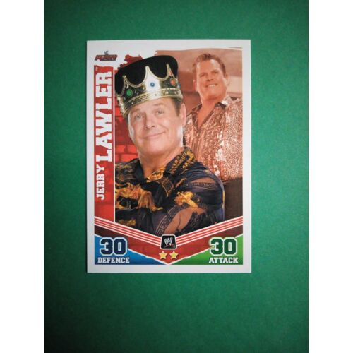 Jerry Lawler - Raw - Slam Attax Mayhem - Carte Topps - Tcg