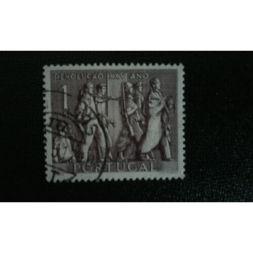 Timbre Portugal ( Yt 750 ) 1951 Révolution Nationale, 25e Anniversaire