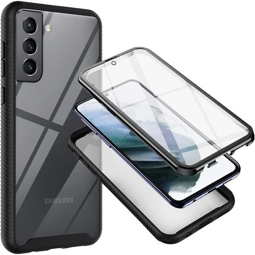 Coque Pour Samsung Galaxy S22 Antichoc Housse 360 Degrés Full Body Protection Bumper Portable Robuste Transparent Intégrale Bumper Case Pour Samsung Galaxy S22 5g Vec Protecteur D'ecran Intégré