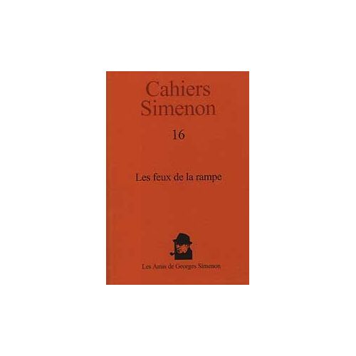 Cahiers Simenon N 16 Les Feux De La Rampe
