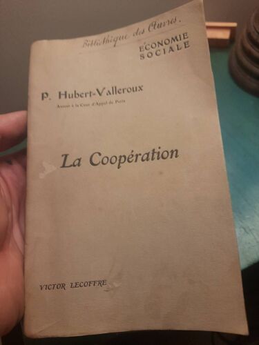 La Coopération/ P. Hubert-Valleroux "Économie Sociale"
